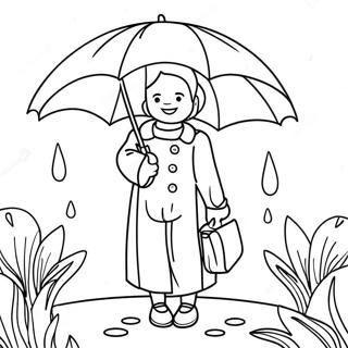 April Showers Coloring Page 21122-19506