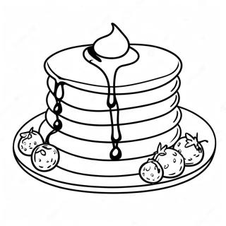 Ihop Pancakes With Syrup Coloring Page 21143-19528