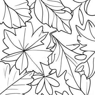 Fall Leaves Coloring Pages