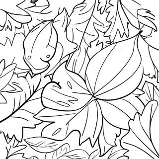 Fall Leaves Coloring Page 21152-19530