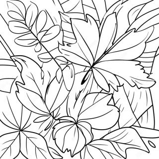 Fall Leaves Coloring Page 21152-19532