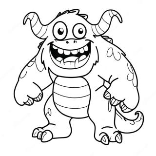 Monster Coloring Page 21172-19546