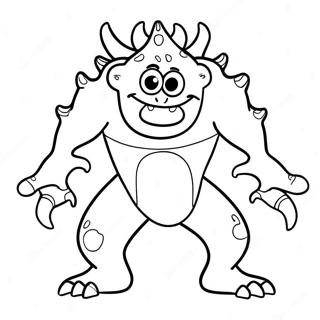 Monster Coloring Page 21172-19548