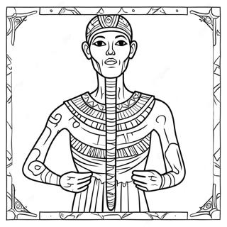 Mummy Coloring Page 21182-19556