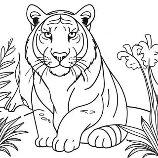 Big Cats Coloring Page 21192-19563