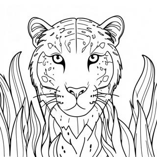 Big Cats Coloring Page 21192-19564