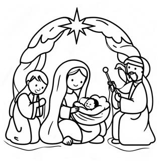 Nativity Coloring Pages