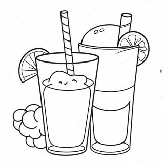 Drinks Coloring Page 21202-19570