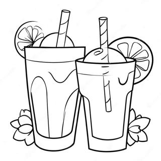 Drinks Coloring Page 21202-19571