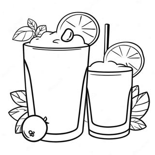 Drinks Coloring Page 21202-19572