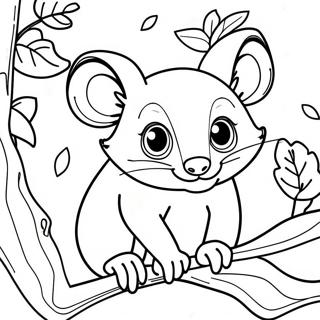 Possum Coloring Pages