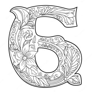 Letter G Coloring Pages