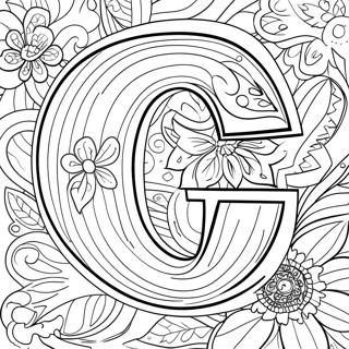 Letter G Coloring Page 2121-1739