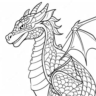 Majestic Dragon Prince In Armor Coloring Page 21253-19615