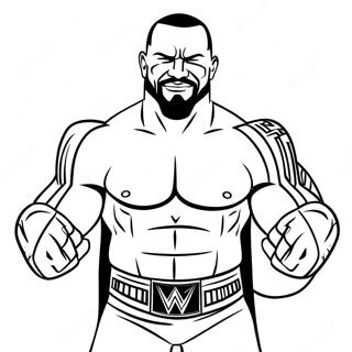 Wwe Coloring Page 21272-19626