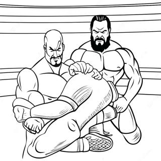 Wwe Superstars In Action Coloring Page 21273-19629