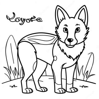 Coyote Coloring Page 21282-19636