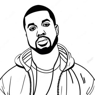 Kanye West Coloring Pages