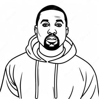 Kanye West Coloring Page 21292-19642