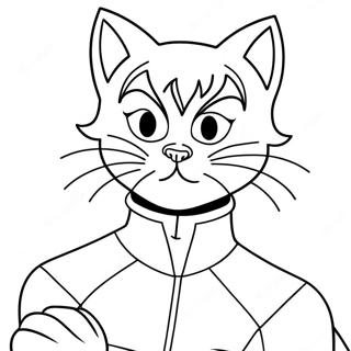 Cat Noir Coloring Pages