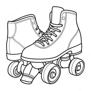 Roller Skate Coloring Page 21342-19684