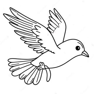 Bird Flying Coloring Page 21392-19722