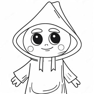 Creepy Little Nightmares Character Coloring Page 21403-19733