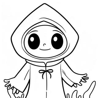 Creepy Little Nightmares Character Coloring Page 21403-19734