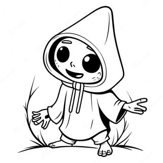 Creepy Little Nightmares Character Coloring Page 21403-19736