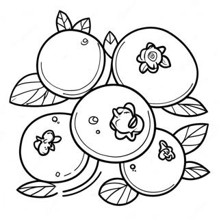 Blueberry Coloring Page 21412-19738