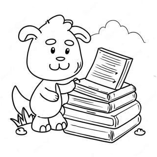 Fun Reading Adventure Coloring Page 2142-1760