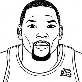 Kevin Durant Coloring Pages