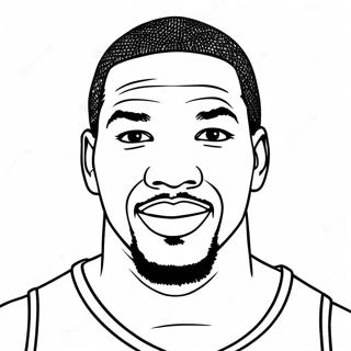 Kevin Durant Coloring Page 21452-19772