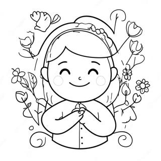 World Kindness Day Coloring Pages