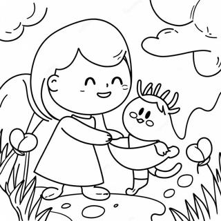 World Kindness Day Coloring Page 21472-19787