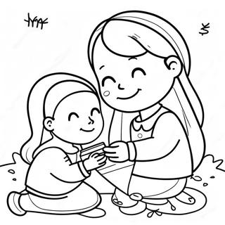 Heartwarming Kindness Activities Coloring Page 21473-19789