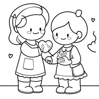 Heartwarming Kindness Activities Coloring Page 21473-19790