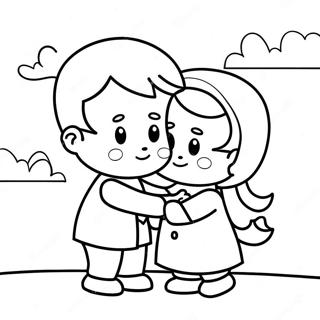 Heartwarming Kindness Activities Coloring Page 21473-19934