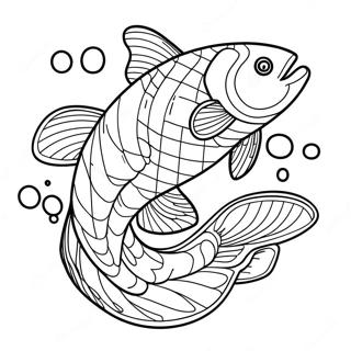 Salmon Coloring Page 21512-19820