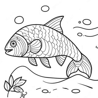 Salmon Coloring Page 21512-19964