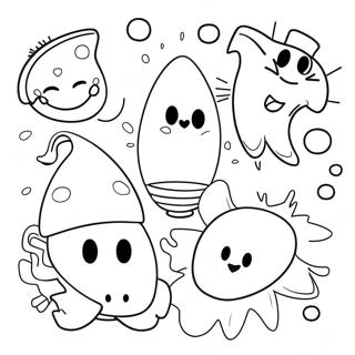 Bfdi Characters In Action Coloring Page 2152-1766