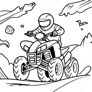 Cool Atv Racing Coloring Page 21553-20000