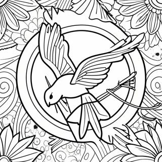 Hunger Games Logo Coloring Page 21562-20001