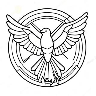 Hunger Games Logo Coloring Page 21562-20003