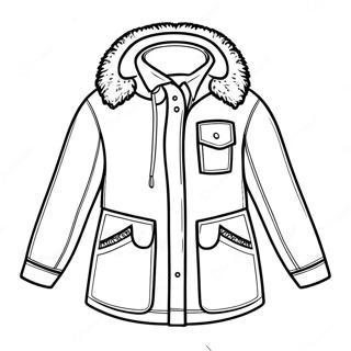 Winter Jacket Coloring Page 21573-19869