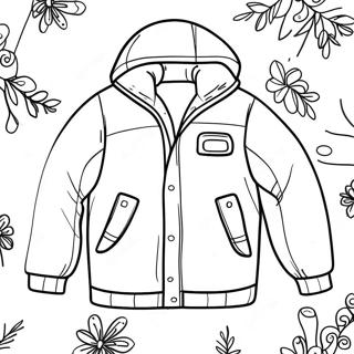 Winter Jacket Coloring Page 21573-19870