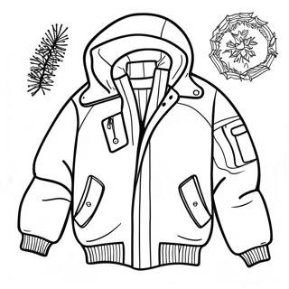 Winter Jacket Coloring Page 21573-20014