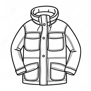 Winter Jacket Coloring Page 21573-20015