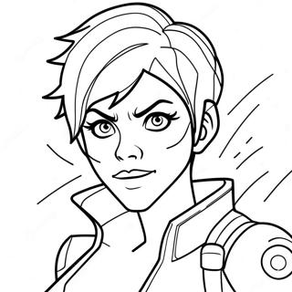 Tracer In Action Coloring Page 21593-19888