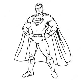 Super Dad With Cape Coloring Page 21603-20037